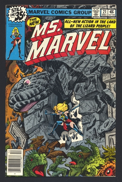 Ms. Marvel #21 VF 1978 Marvel Comic Book