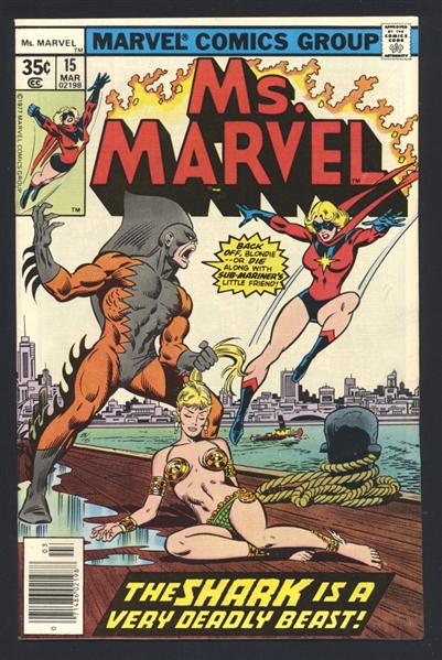 Ms. Marvel #15 VF 1978 Marvel Comic Book