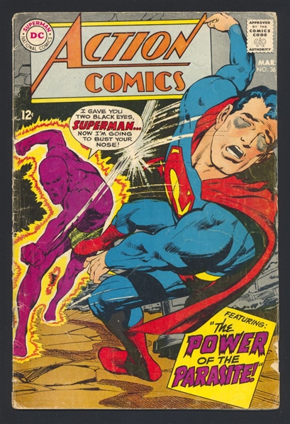 Action Comics #361 G 2nd Parasite 1968 DC Comic Book