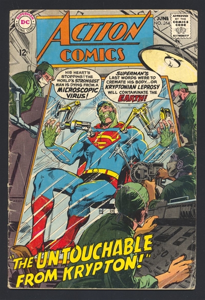 Action Comics #364 G Neal Adams Cover 1968 DC Comic Book