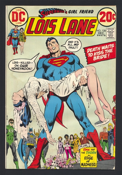 Superman's Girl Friend Lois Lane #128 G 1972 DC Comic Book