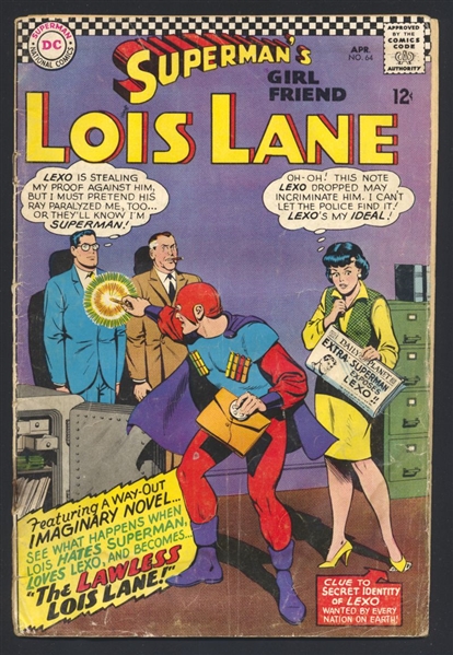 Superman's Girl Friend Lois Lane #64 G 1966 DC Comic Book