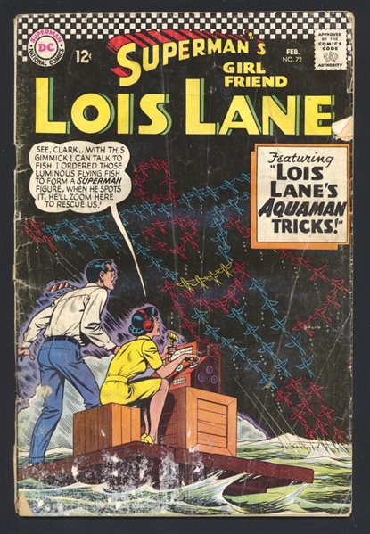 Superman's Girl Friend Lois Lane #72 FR 1967 DC Comic Book