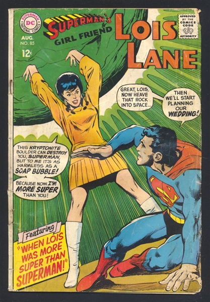 Superman's Girl Friend Lois Lane #85 NM 1968 DC Comic Book