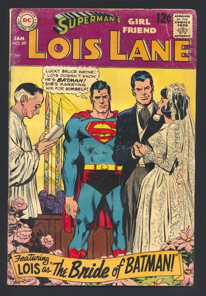 Superman's Girl Friend Lois Lane #89 G 1969 DC Comic Book