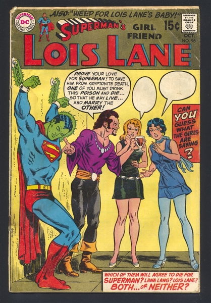 Superman's Girl Friend Lois Lane #96 G 1969 DC Comic Book
