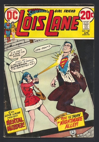 Superman's Girl Friend Lois Lane #130 G 1973 DC Comic Book