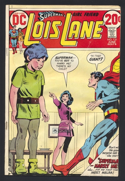 Superman's Girl Friend Lois Lane #131 G 1 1973 DC Comic Book