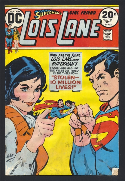 Superman's Girl Friend Lois Lane #134 FR 1973 DC Comic Book