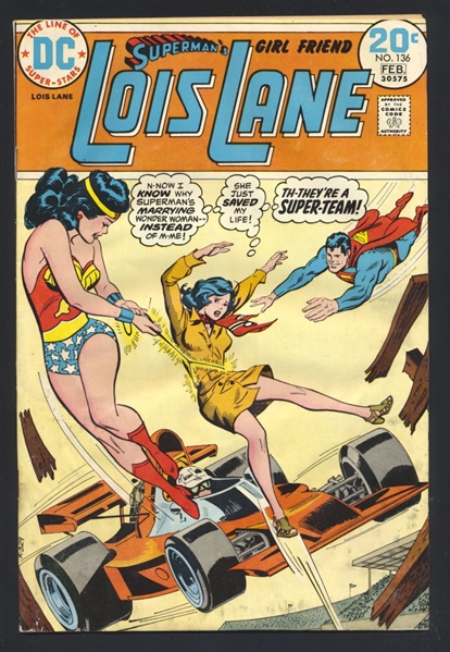 Superman's Girl Friend Lois Lane #136 FR 1974 DC Comic Book