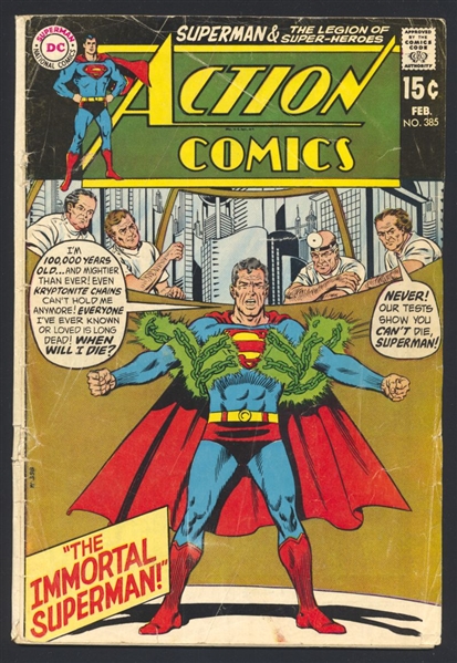 Action Comics #385 G 1970 DC Comic Book