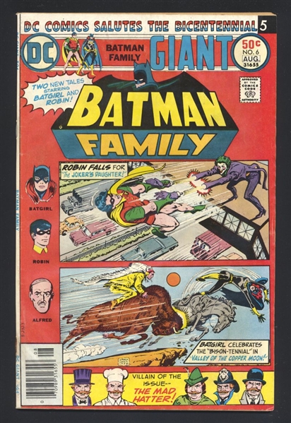 The Batman Family #6 G 1976 DC Comic Book