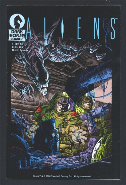 Aliens (V1) #1 VF/NM 1st Print 1988 Dark Horse Comic Book