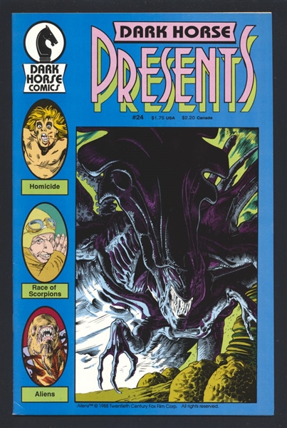 Dark Horse Presents #24 VF 1st Aliens 1988 Dark Horse Comic Book