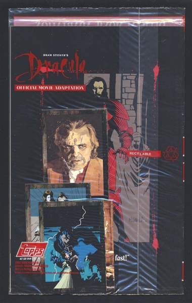 Bram Stoker's Dracula #1 NM SEALED /w Cards Mike Mignola 1992 Topps Comics