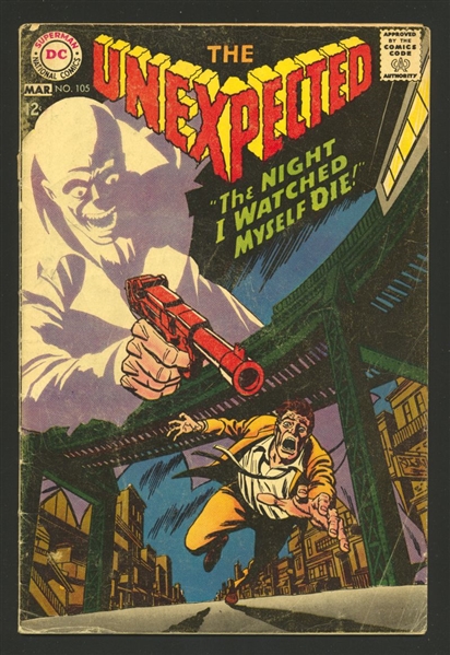 The Unexpected #105 VG Classic Cover 1968 DC Comic Book