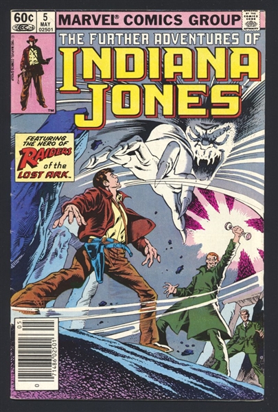 The Further Adventures of Indiana Jones #5 VG NEWSSTAND 1983 Marvel Comic Book