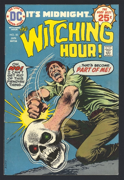 Witching Hour #50 VGF Skull Cover 1975 DC Comic Book
