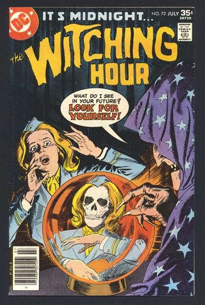 Witching Hour #72 VF/NM Fortune Teller Skull Cover 1977 DC Comic Book