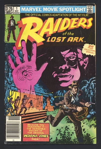 Raiders of the Lost Ark #1 G NEWSSTAND 1981 Marvel Comic Book