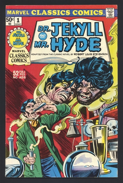 Marvel Classics Comics #1 FN 1976 Marvel Comic Book