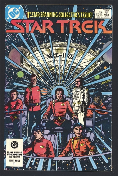 Star Trek (V3) #1 VG George Perez Cover 1984 DC Comic Book