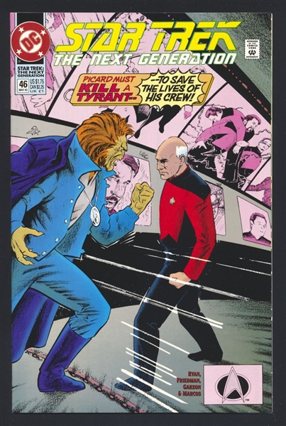Star Trek: The Next Generation #46 VF/NM 1993 DC Comic Book