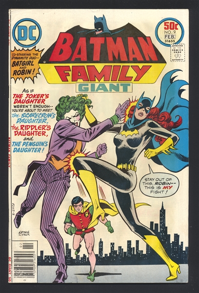 The Batman Family #9 FR 1977 DC Comic Book