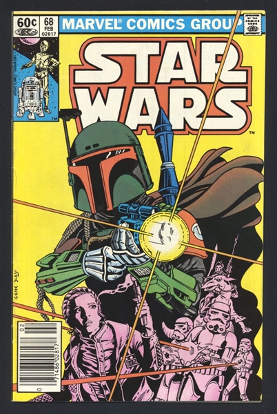 Star Wars #68 VGF NEWSSTAND 1st Mandalorians 1983 Marvel Comic Book