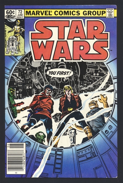Star Wars #72 FVF NEWSSTAND 1983 Marvel Comic Book