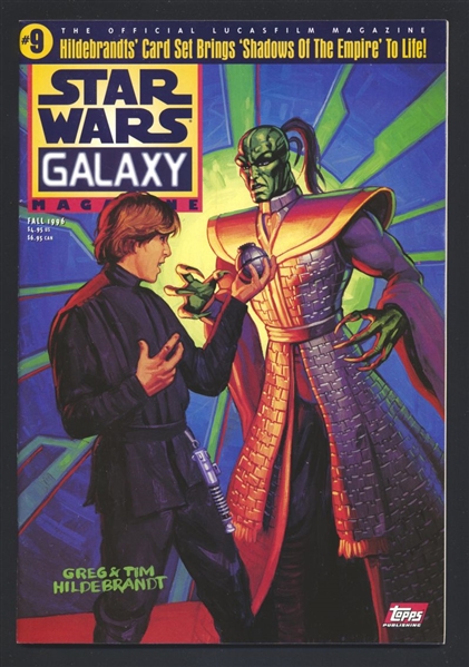 Star Wars Galaxy Magazine #9 FN Hildebrandt Cover Topps Comic Book