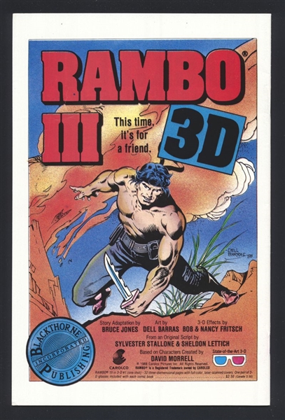Star Wars in 3-D #2 FVF Blackthorne Comic Book