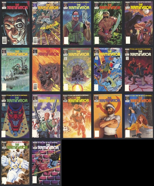 Terminator (V1) SET #1-17 VF/NM 1988 NOW Comic Book