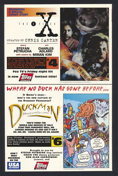 The X-Files #-1 NM Hero Illustrated Special Minus 1998 Topps Comic Book