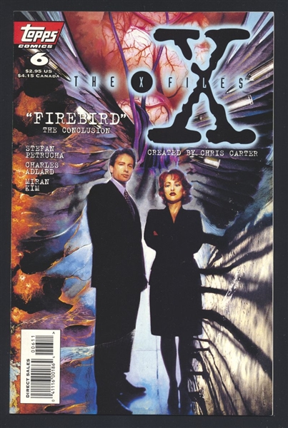 The X-Files #6 VF/NM Firebird p3 1995 Topps Comic Book