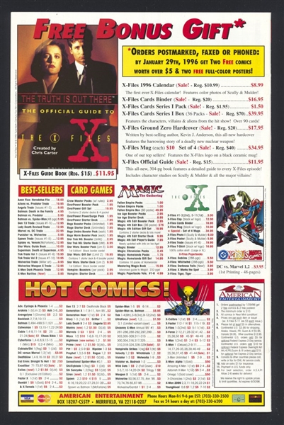The X-Files #11 VF/NM Feelings of Unreality p2 1995 Topps Comic Book