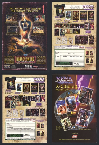 The X-Files Ground Zero SET #1-4 VF/NM 1997 Topps Comic Book