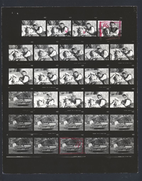 1960s MARTY INGELS & JOYCE JAMESON Original Contact Sheet Photo (29 Frames) gp