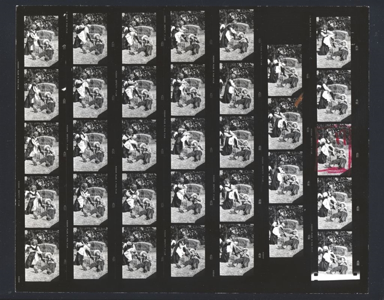 1960s MARTY INGELS & JOYCE JAMESON Original Contact Sheet Photo (34 Frames) gp
