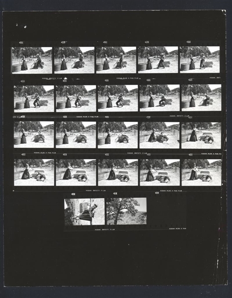 1960s MARTY INGELS & JOYCE JAMESON Original Contact Sheet Photo (22 Frames) gp
