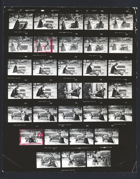 1960s MARTY INGELS & JOYCE JAMESON Original Contact Sheet Photo (32 Frames) gp