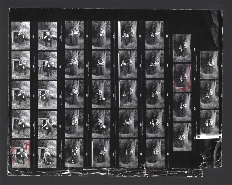 1960s MARTY INGELS & JOYCE JAMESON Original Contact Sheet Photo (37 Frames) gp