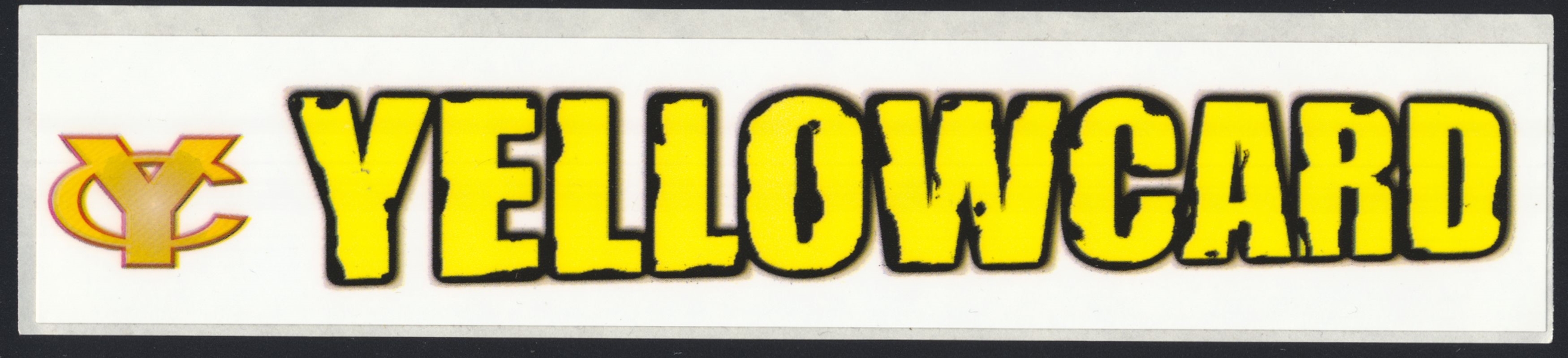 YELLOWCARD Underdog EP Original Promo Sticker POP PUNK ROCK BAND
