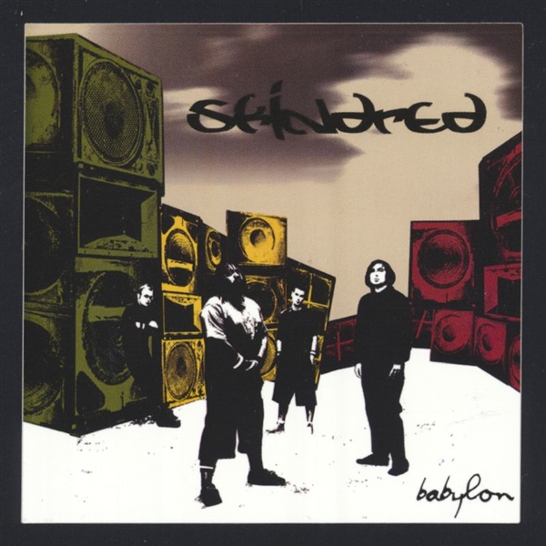 Lot of (2) SKINDRED Babylon Original Promo Stickers HEAVY METAL REGGAE FUSION