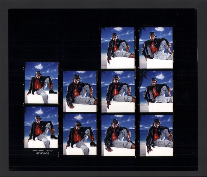 2000s BOUNTY KILLER Ecko Ad Shoot Original Contact Sheet Photo (10 Frames) gp