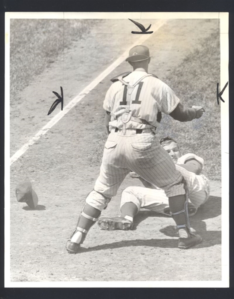 Lot of (3) 1959 Cubs SAMMY TAYLOR, MOE DRABOWSKY & CAL NEEMAN Original Photos