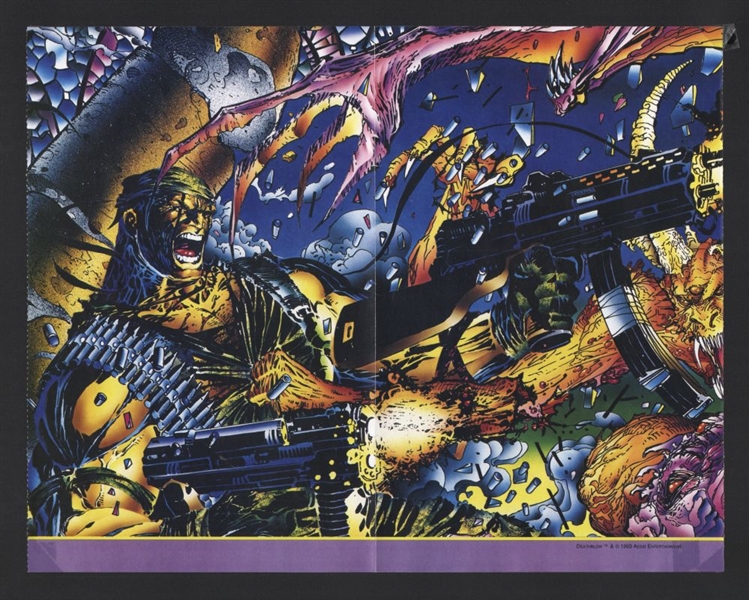 JIM LEE - DEATHBLOW Wizard Original Poster
