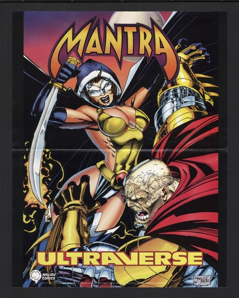 JIM LEE - MANTRA / ULTRAVERSE HERO Magazine Original Poster