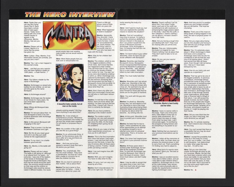 JIM LEE - MANTRA / ULTRAVERSE HERO Magazine Original Poster
