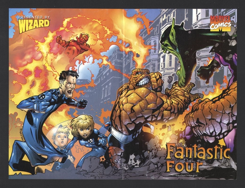 CHRIS BACHALO - FANTASTIC FOUR Wizard Original Poster